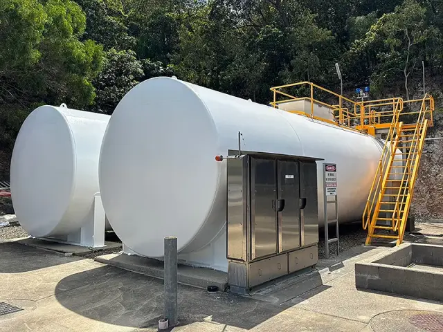 Fuel tanks protected with NanoPrep