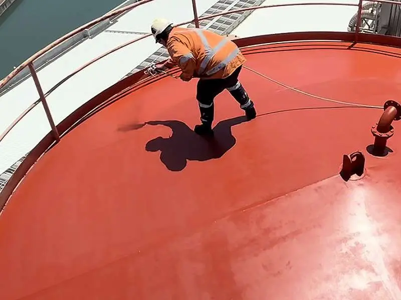 NanoPrep being applied by airless spray
